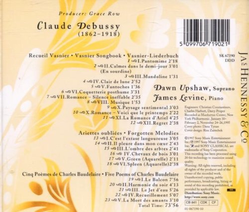 Debussy: Forgotten Songs