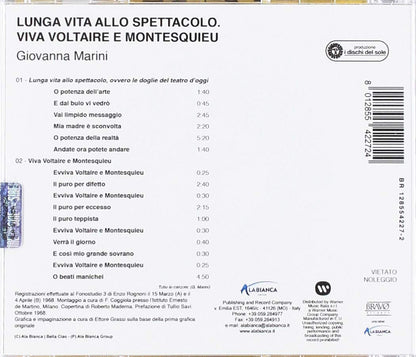 Lunga Vita Allo Spettacolo E Viva Voltaire E Montesquieu