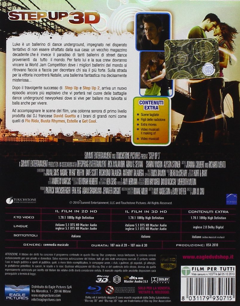 Step up 3 (2D+3D+e-copy)