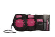 Kids Globe Street Rider Skater Safety Set 6 Pieces (Knee, Elbow and Wrist Pads) Pink/Black Small - 720239