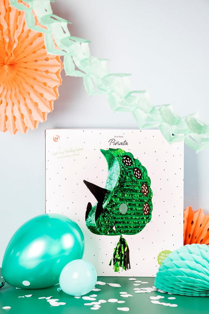 Folat 68374 Pinata Dino Roars 45 x 50 cm Green