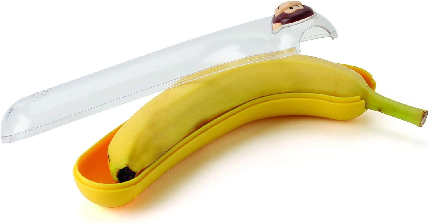 Joie Bananen-Dose AFFE, Kunststoff, Gelb, 22.9 x 8.3 x 4.4 cm 22.9 x 8.3 x 4.4 cm Gelb