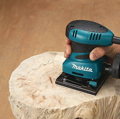 Makita BO4555J Faust-Schwingschleifer Klett 200 W im MAKPAC