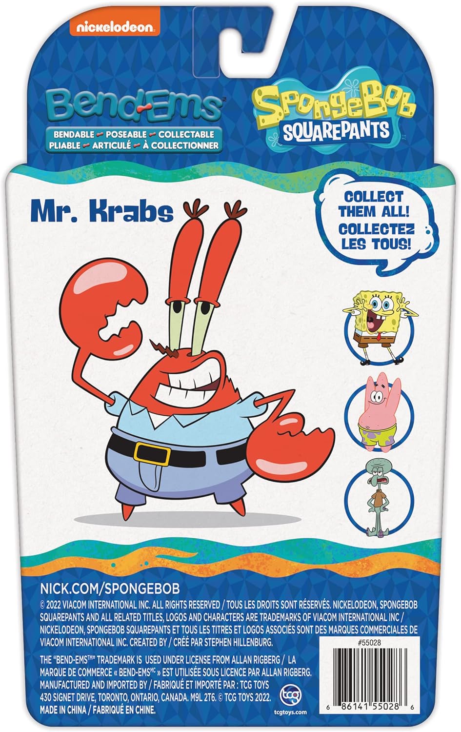 BEND~EMS™ - SPONGEBOB - MR. KRABBS