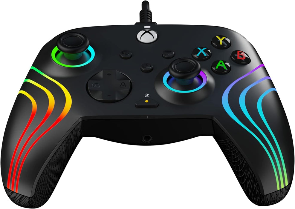 PDP AFTERGLOW XBX WAVE WIRED Controller BLACK for Xbox Series X|S, Xbox One, Officially Licensed