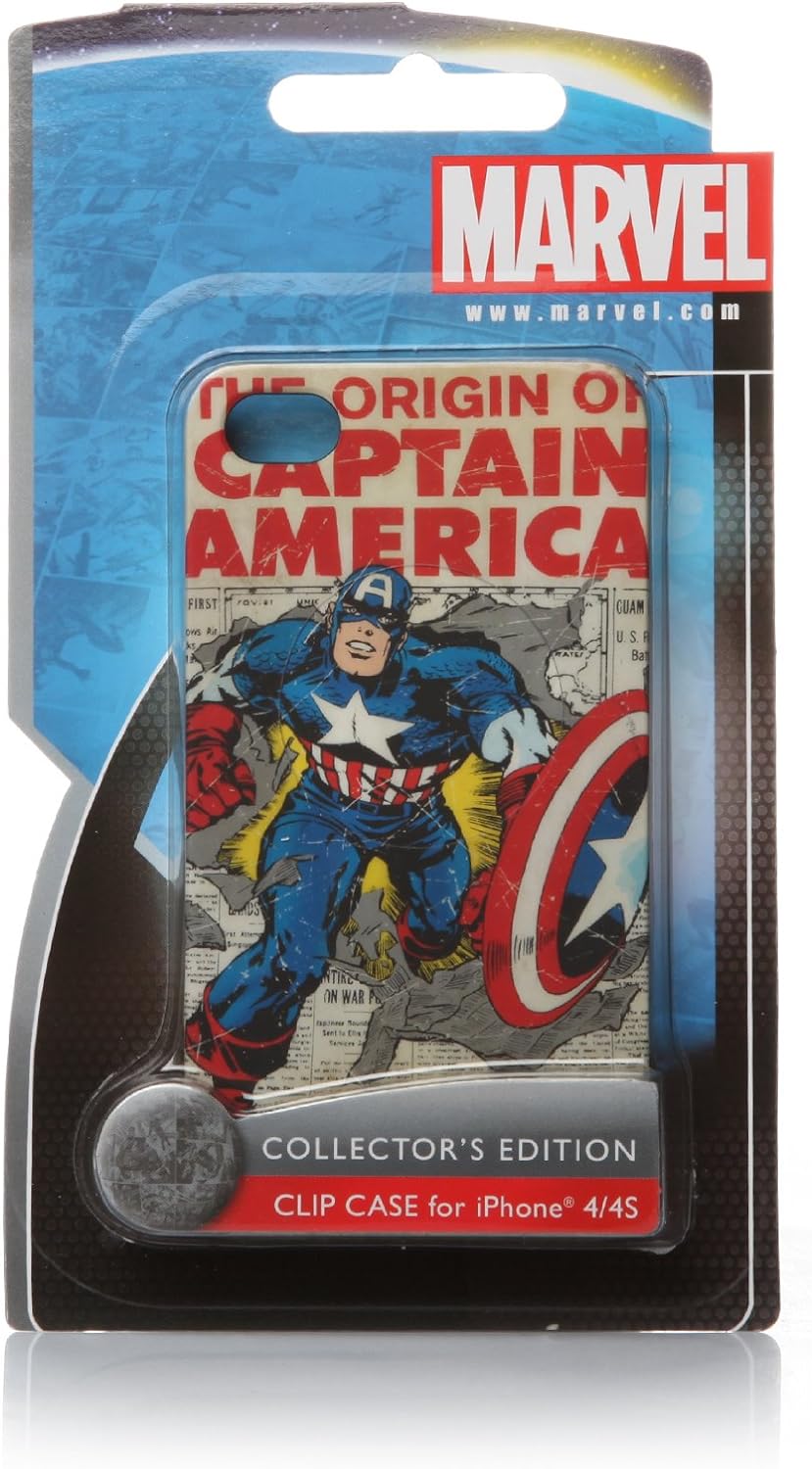 Marvel Captain America News Clip Case for iPhone 4/4S