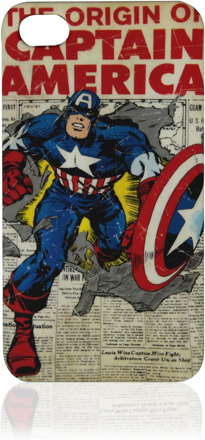 Marvel Captain America News Clip Case for iPhone 4/4S
