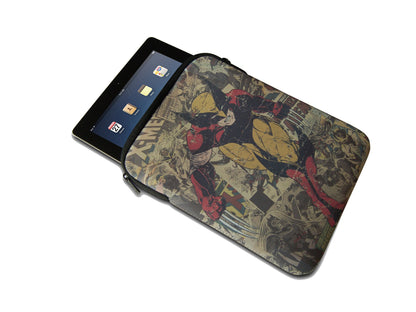 PDP Marvel Neoprene Sleeve for iPads and 10 inch Tablets - Larger Than Life Wolverine