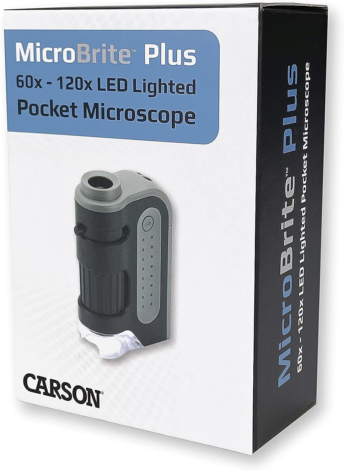 Carson MicroBrite Plus 60x-120x LED Lighted Pocket Microscope (MM-300