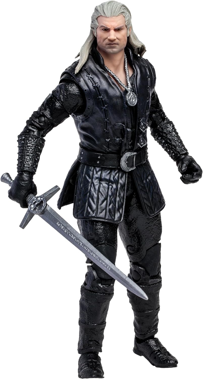 McFarlane Toys, The Witcher Ciri & Geralt of Rivia (Season 3) 7in Action Figure 2pk, Ages 12+