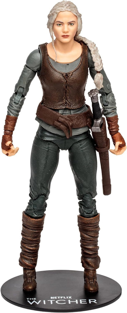 McFarlane Toys, The Witcher Ciri & Geralt of Rivia (Season 3) 7in Action Figure 2pk, Ages 12+