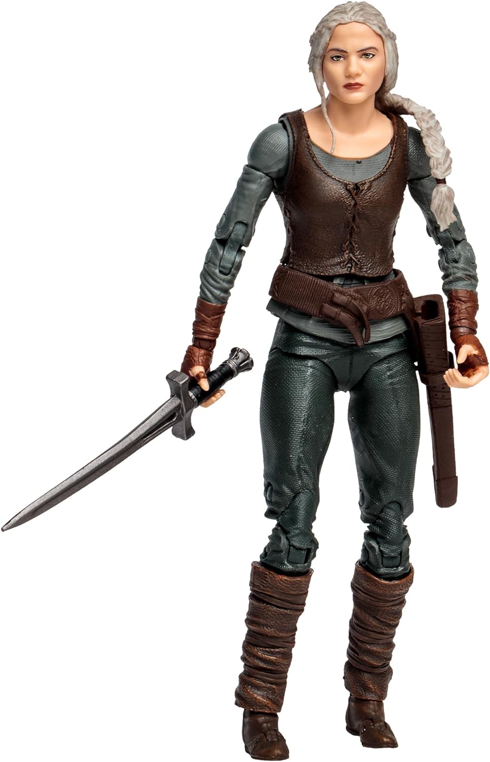McFarlane Toys, The Witcher Ciri & Geralt of Rivia (Season 3) 7in Action Figure 2pk, Ages 12+