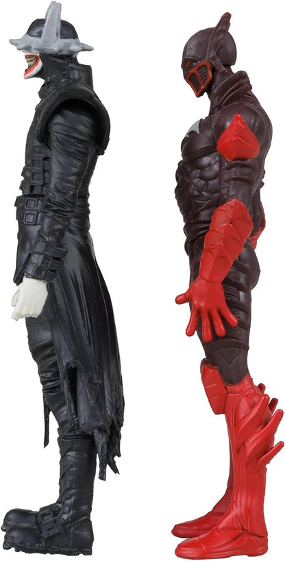 DC Direct - Gaming 3 Figure with Comic 2Pk Wave 1 - Batman Who Laughs & Red Death (Dark Nights Metal #1)