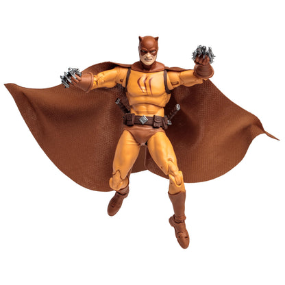 McFarlane DC Multiverse Catman Gold Label 7" Action Figure - Ultra Articulated Collectible with Knives, Claw Hands, and Fabric Cape (Villains United