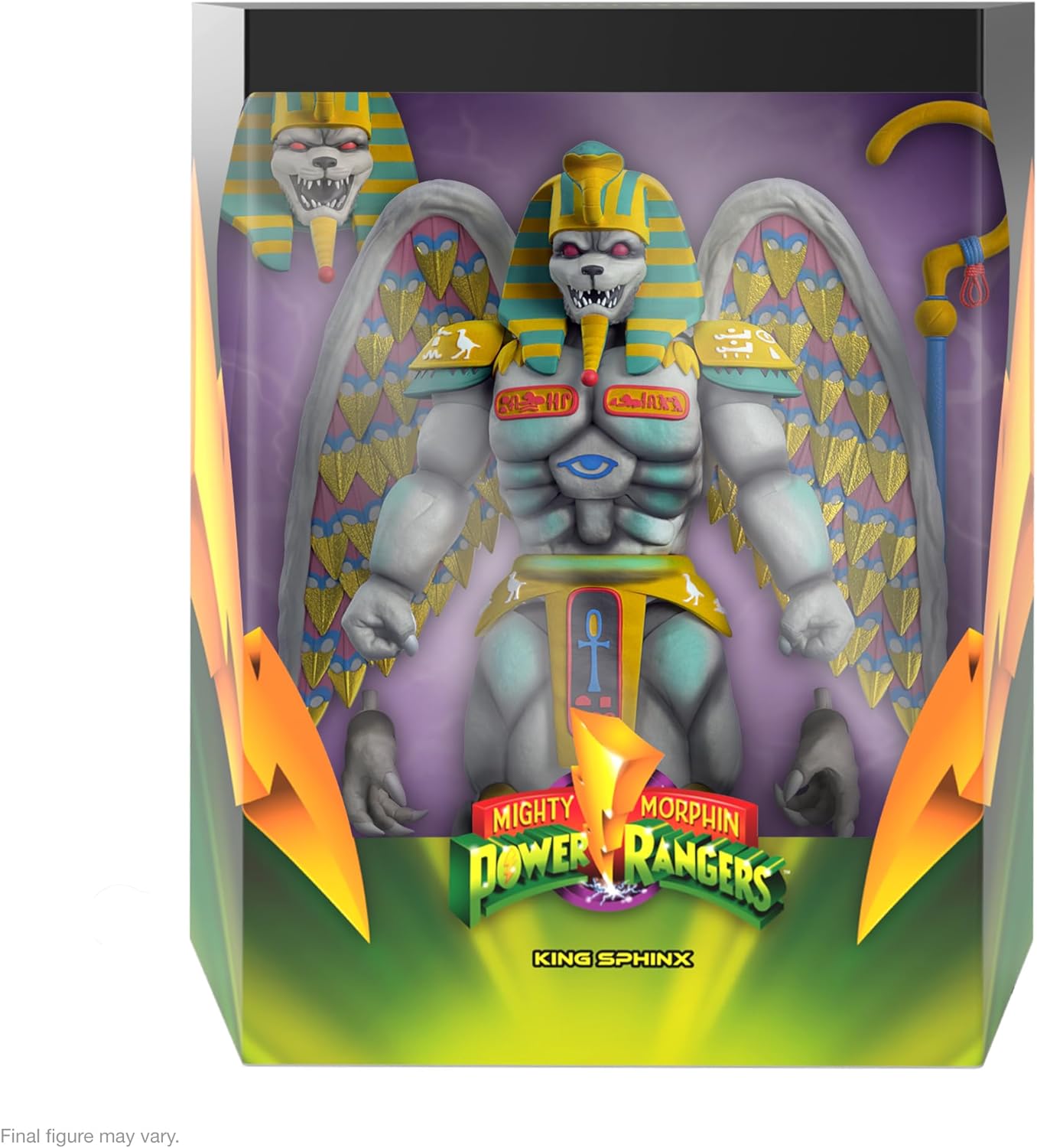 Super 7 Power Rangers Ultimates W2: King Sphinx Action Figur Modern