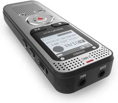 Philips VoiceTracer Audio Recorder DVT2015, Stereo MP3, 8 GB internal memory, with Speech-to-Text Cloud Software