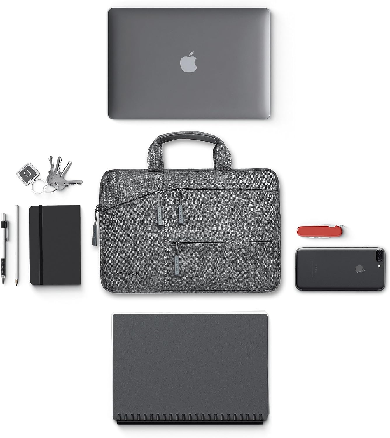 Satechi Water-Resistant Laptop Bag Carrying Case with Pockets - For MacBook Pro M2/ M1, MacBook Air M2/M1 and more (15 Inch