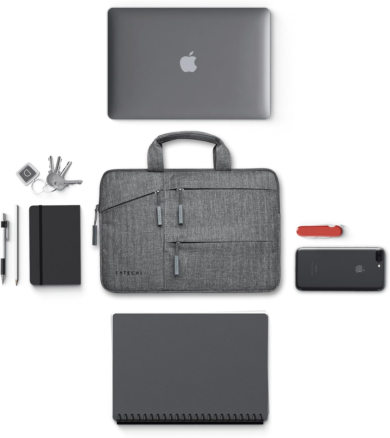 Satechi Water-Resistant Laptop Bag Carrying Case with Pockets - For MacBook Pro M2/ M1, MacBook Air M2/M1 and more