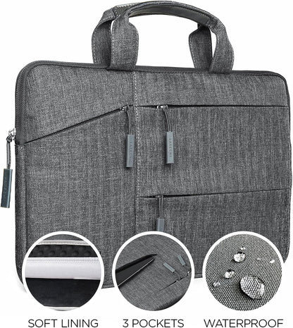 Satechi Water-Resistant Laptop Bag Carrying Case with Pockets - For MacBook Pro M2/ M1, MacBook Air M2/M1 and more