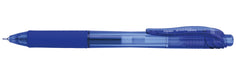 Pentel Energel-X Gel Pen, Retractable, Fine 0.5 Mm Needle Tip, Blue Ink, Blue Barrel, Dozen