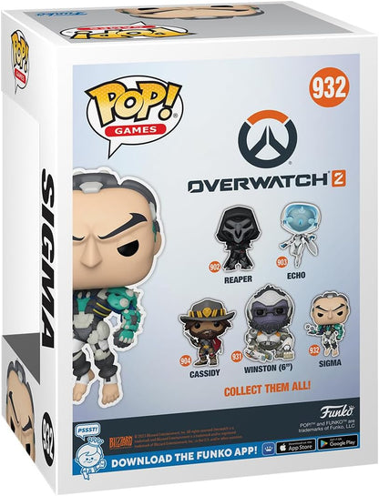 Funko POP! Games: OverWatch 2 Sigma - Overwatch 2 - Collectable Vinyl Figure - Gift Idea - Official Merchandise - Toys for Kids & Adults - Video Games Fans - Model Figure for Collectors and Display