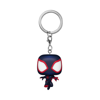 Funko POP! Keychain: Spider-Man: Across the Spiderverse - Keychain 1 - Spiderman Into the Spiderverse 2 Novelty Keyring - Collectable Mini Figure - Stocking Filler - Gift Idea - Official Merchandise