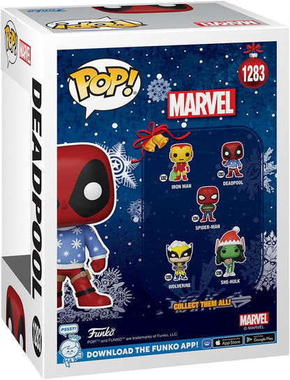 Funko Pop! Marvel: Holiday - Deadpool - (SWTR) - Marvel Comics - Collectable Vinyl Figure - Gift Idea - Official Merchandise - Toys for Kids & Adults - Movies Fans - Model Figure for Collectors