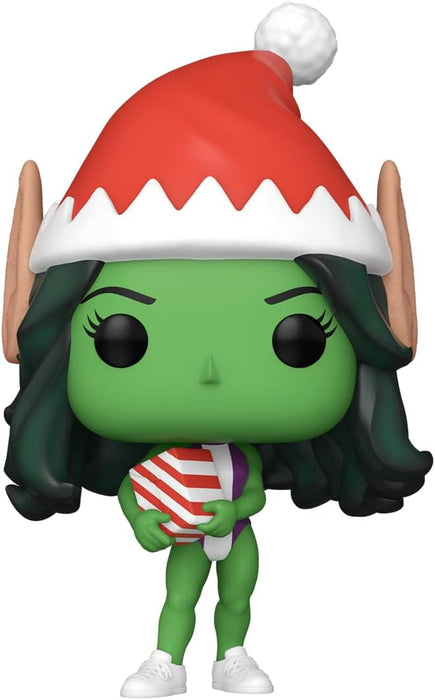 Funko POP! Marvel: Holiday - She-Hulk - Collectable Vinyl Figure - Gift Idea - Official Merchandise - Toys for Kids & Adults - Movies Fans - Model Figure for Collectors and Display