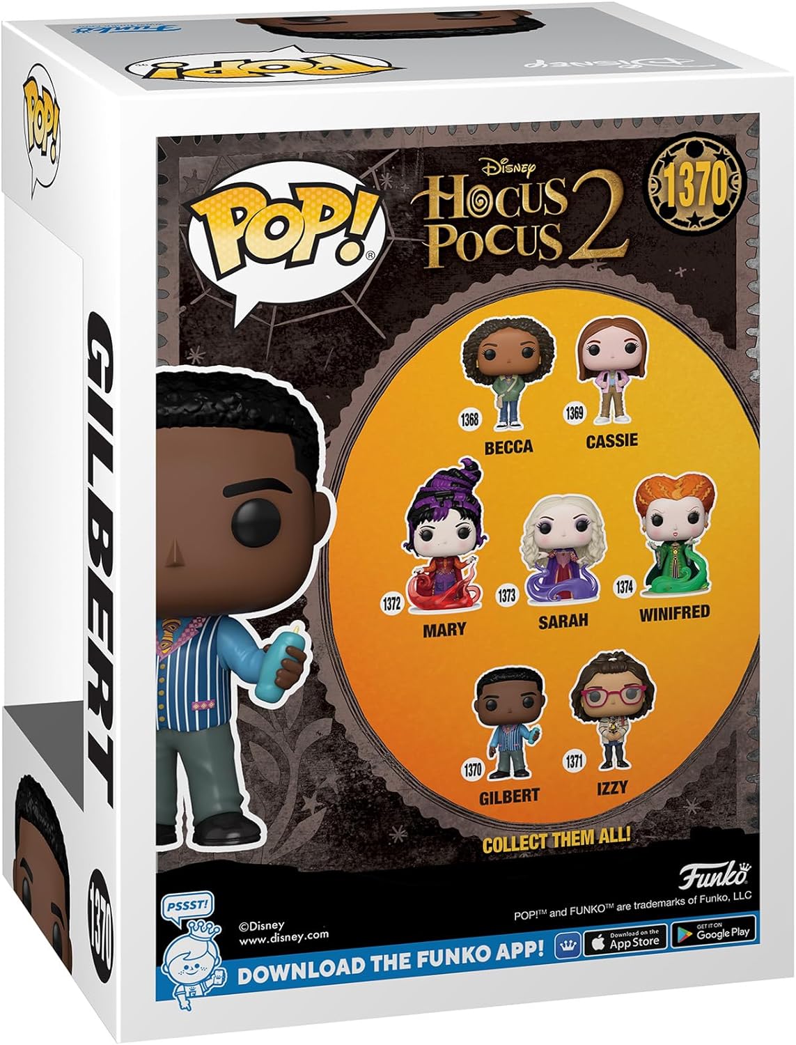 Funko POP! Disney: Disney Hocus Pocus 2- Gilbert With Candle - Collectable Vinyl Figure - Gift Idea - Official Merchandise - Toys for Kids & Adults - Movies Fans - Model Figure for Collectors