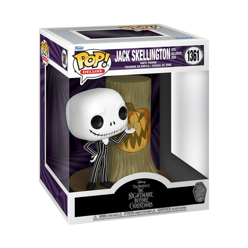 Funko POP! Deluxe: Disney the Nightmare Before Christmas 30th - Jack Skellington With H.Town Door - Collectable Vinyl Figure - Gift Idea - Official Merchandise - Toys for Kids & Adults - Movies Fans