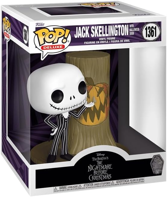 Funko POP! Deluxe: Disney the Nightmare Before Christmas 30th - Jack Skellington With H.Town Door - Collectable Vinyl Figure - Gift Idea - Official Merchandise - Toys for Kids & Adults - Movies Fans