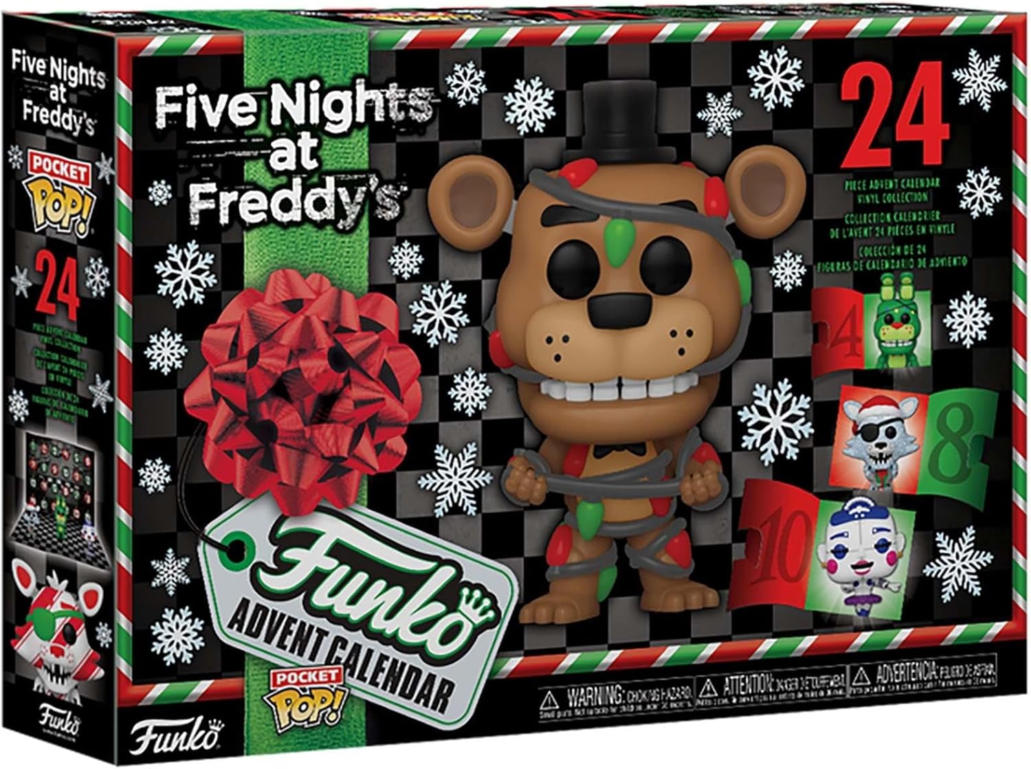Funko Advent Calendar: Five Nights At Freddy's (FNAF) 2023 - 24 Days Of Surprise - Collectable Vinyl Mini Figures - Mystery Box - Gift Idea