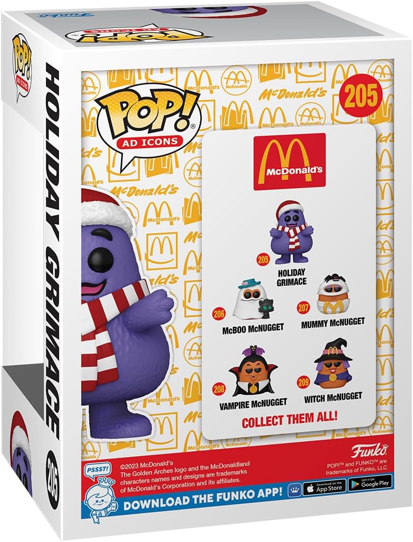 Funko POP! Ad Icons: McDonalds - Grimace - (HLDY) - McDonald's - Collectable Vinyl Figure - Gift Idea - Official Merchandise - Toys for Kids & Adults - Ad Icons Fans - Model Figure for Collectors