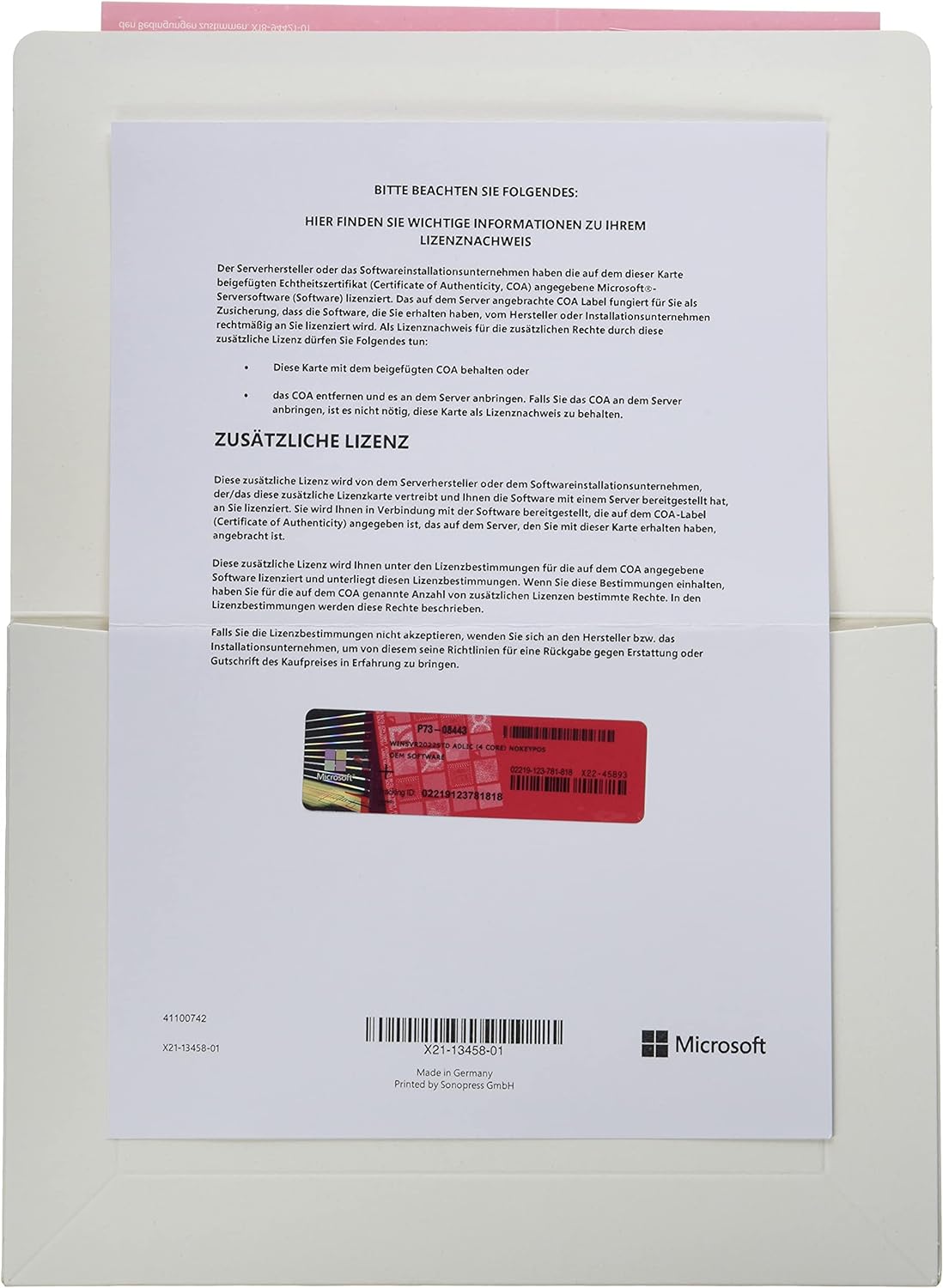 Microsoft Windows Server 2022 Standard Erweiterung