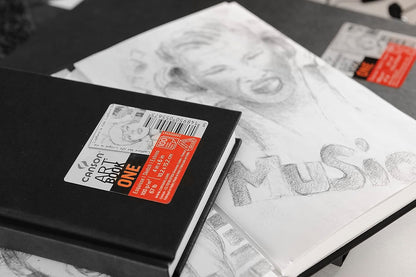 Canson Art Book One Notebook with tranchefile Drawing paper 100 sheets 100g 14 x 21,6 cm White