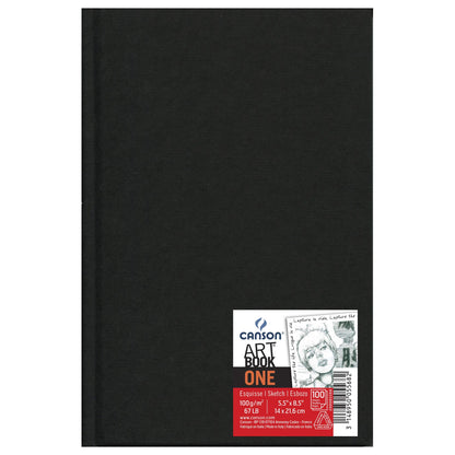 Canson Art Book One Notebook with tranchefile Drawing paper 100 sheets 100g 14 x 21,6 cm White