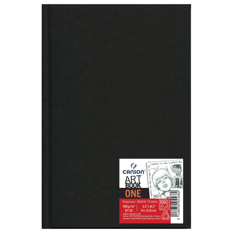 Canson Art Book One Notebook with tranchefile Drawing paper 100 sheets 100g 14 x 21,6 cm White