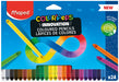 Maped - Innovative Colour'Peps Infinity Colouring Pencils - 100% Coloured Lead - No Sharpening Required - 100% Usable - Soft and Very Comfortable on Paper - Pack of 24