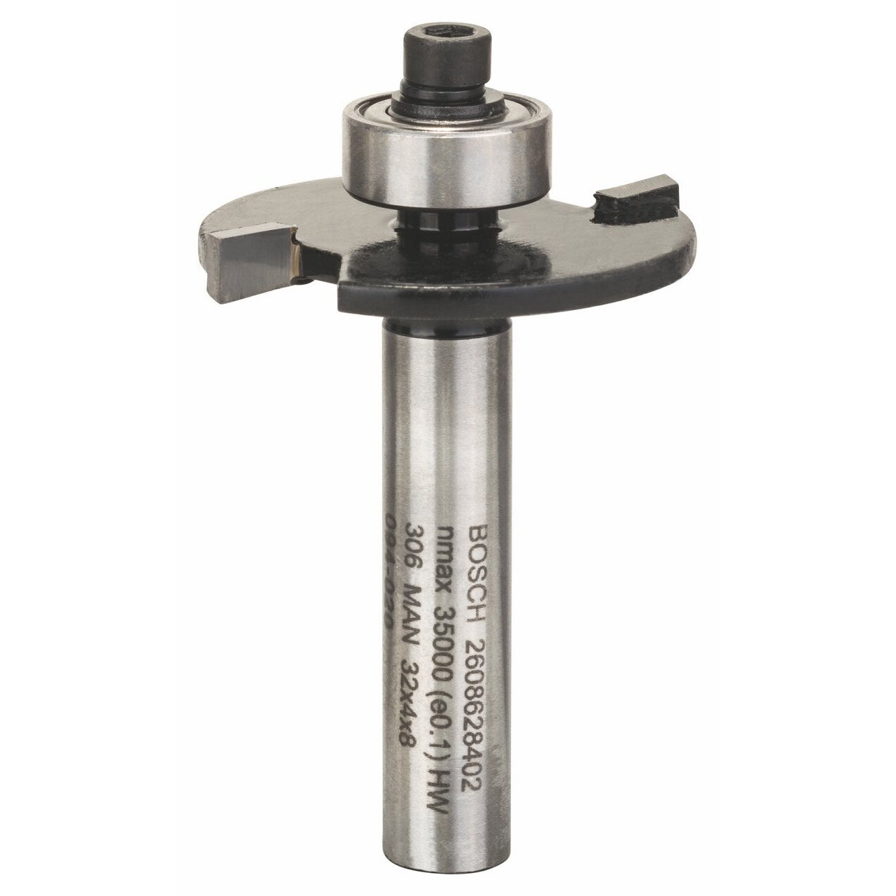 Bosch Professional Zubehör 2 608 628 402 Scheibennutfräser 8 mm, D1 32 mm, L 4 mm, G 51 mm L4xS8 Ø 32 mm