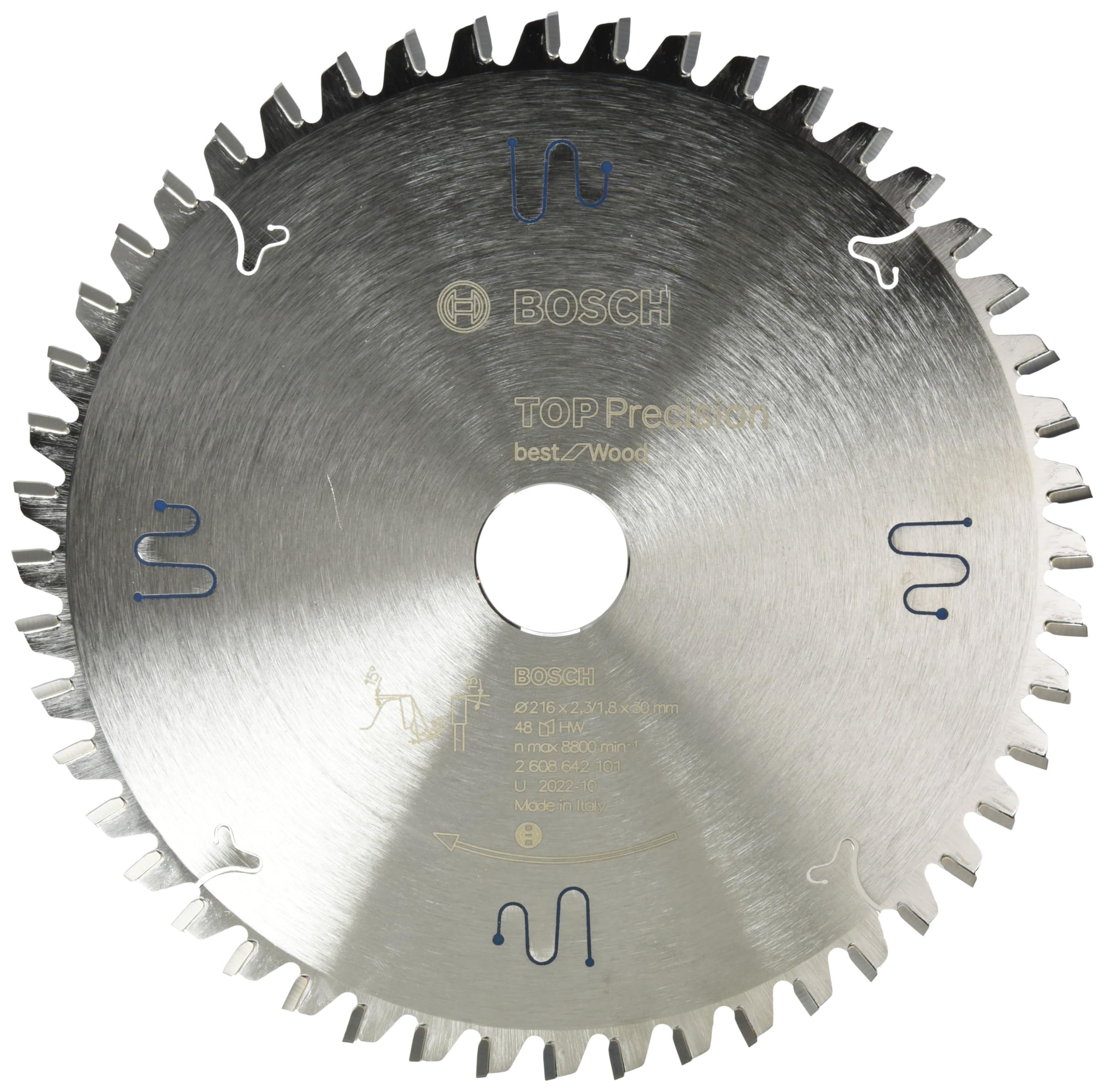 Bosch Accessories Bosch Professional 2608642101 Kreissägeblatt Best for Wood 216 x 30 x 2.3 mm Z48WZ