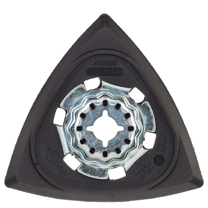 Bosch 1x Starlock Delta Sanding Plate AVZ 93 G (93 mm, Accessory for Starlock Oscillating Multi Tools