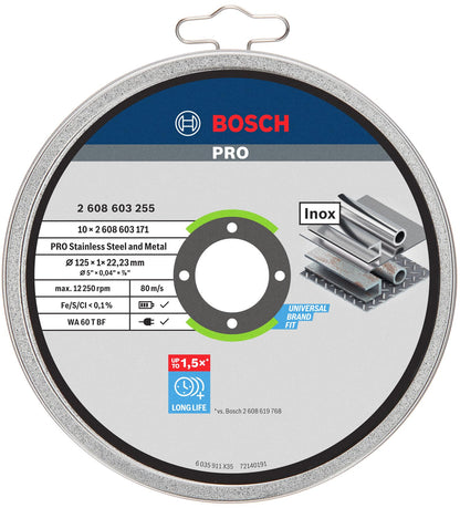 10 BOSCH Trennscheiben Standard for Inox