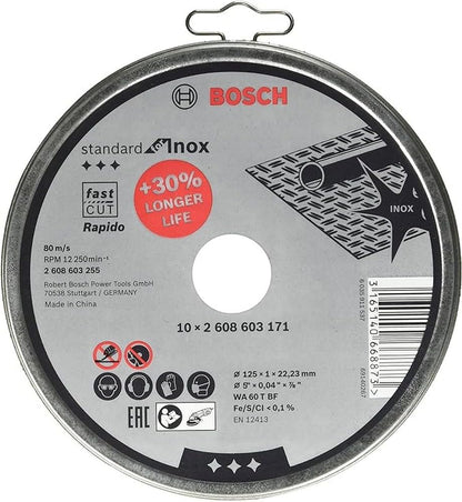 10 BOSCH Trennscheiben Standard for Inox