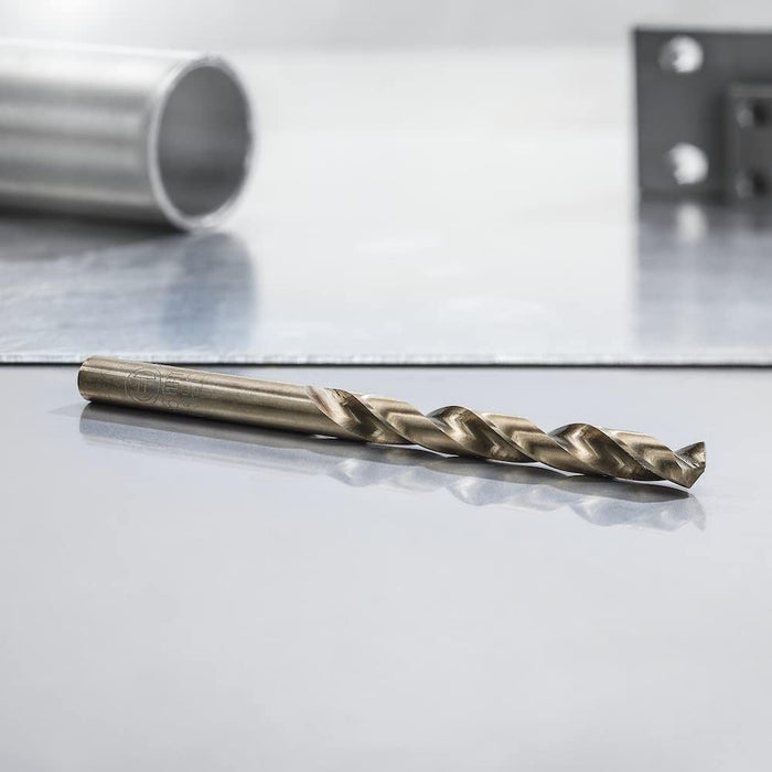 Bosch Professional 19pc. HSS-Cobalt ProBox Metal Drill Bit Set (for Stainless Steel, Ø 1-10 mm, Accessories Drill Driver and Drill Stand) 1mm-10mm HSS-CO Single