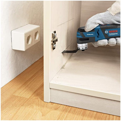 Bosch Professional 12V System Akku Multi-Cutter GOP 12V-28 (inkl. Starlock-Werkzeugaufnahme, Leerlaufschwingzahl: 5000–20000 min-1, ohne Akkus und Ladegerät, in L-BOXX 102) in L-Boxx Solo