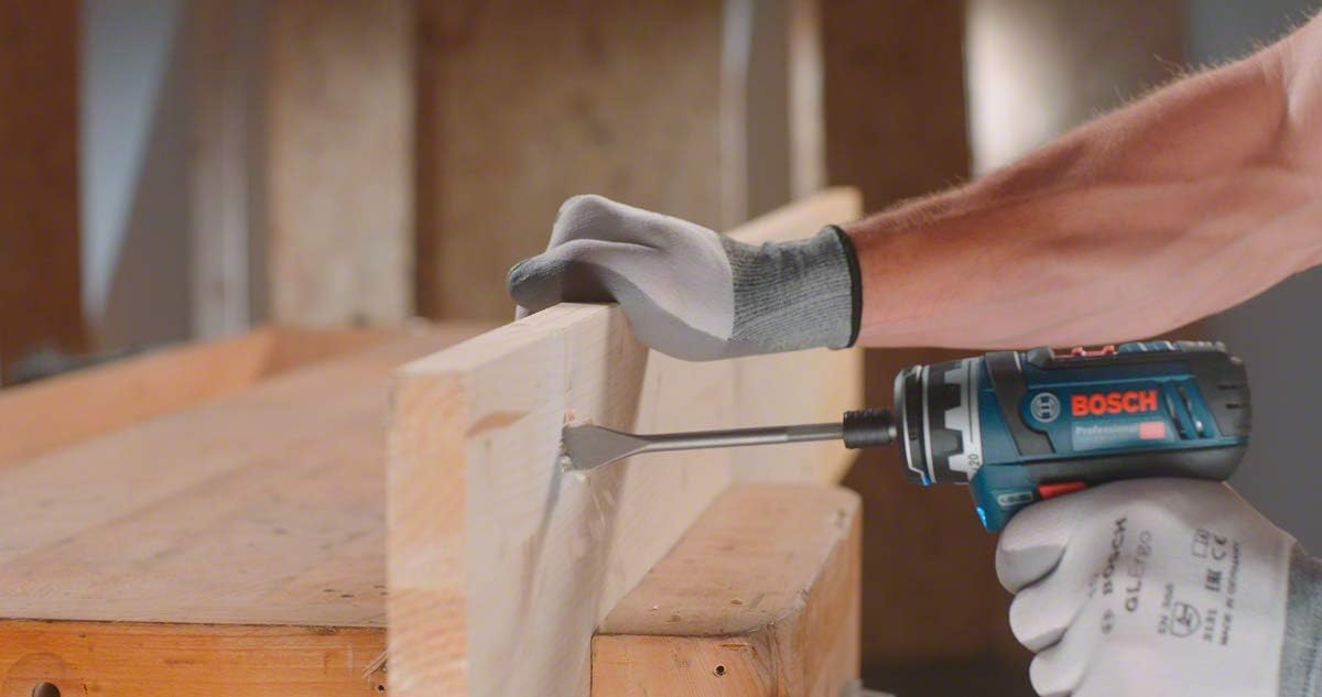 Bosch Professional 12V System Akku Bohrschrauber (mit Bohrfutteraufsatz GFA 12-B, ohne Akkus und Ladegerät, in L-BOXX), Schwarz, Blau, inkl. 1x Aufsatz ohne Akkus/Ladegerät in L-BOXX inkl. 1x Aufsatz