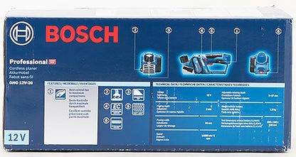 Bosch Professional 12V System Akku Handhobel GHO 12V-20 (max. Hobelbreite: 56 mm, ohne Akkus und Ladegerät, im Karton) im Karton ohne Akku
