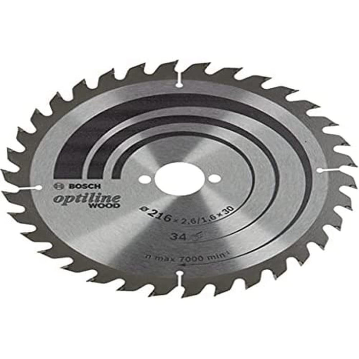 Bosch Accessories Optiline 2608838409 Kreissägeblatt 216 x 30 x 1.6mm Zähneanzahl: 34 1St.