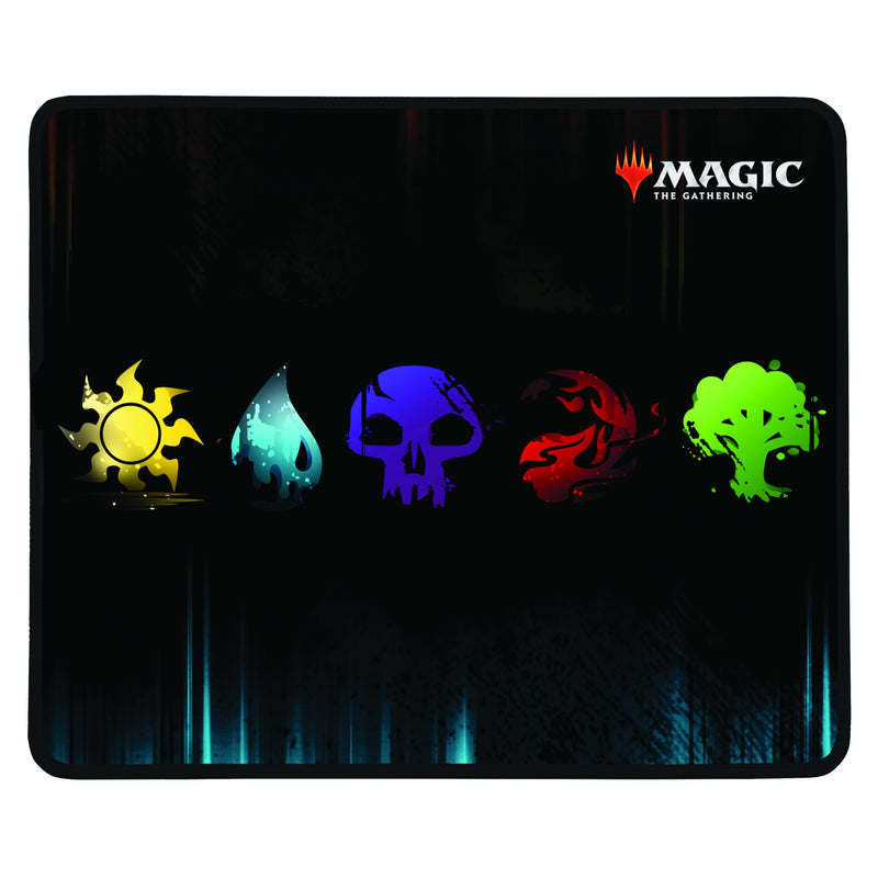 Konix Magic The Gathering Gaming-Mauspad 32 x 27 cm - Ultradünne 3D-Silikonoberfläche - 5-Farben-Motiv.