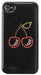 SWAROVSKI - Cherry Back Cover Black ( Iphone 4/4S